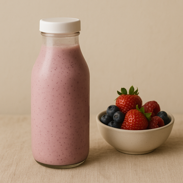 Berry Berry Kefir — Raw A2/A2 with Organic Berries, 16 oz