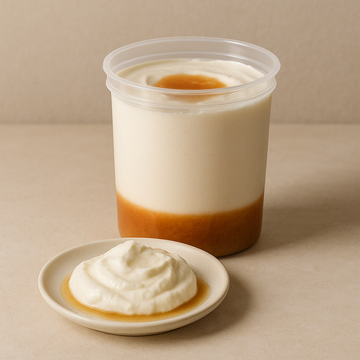 Greek-Style Raw Yogurt — Creamy & Lightly Maple