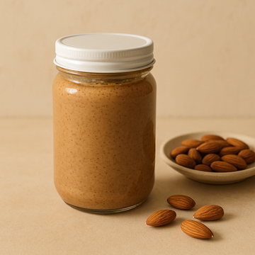 Organic Raw Sprouted Almond Butter — Stone-Ground, 16 oz