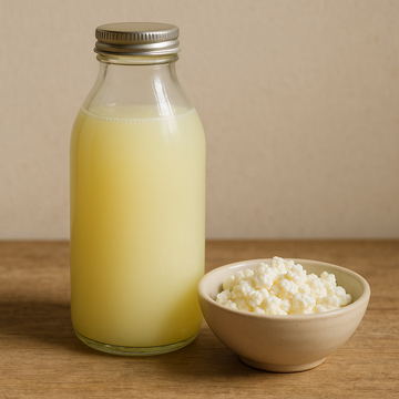Raw A2 Cottage Cheese Whey — Probiotic Liquid