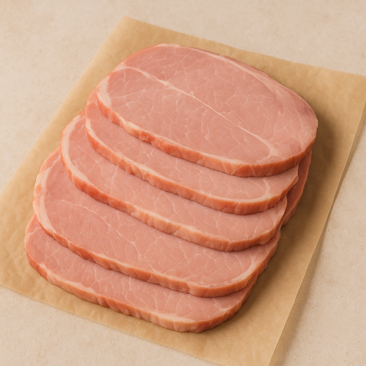 Raw Sliced Ham — Pork (per lb)