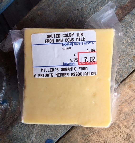 Colby Cheese — A2/A2 — Salted