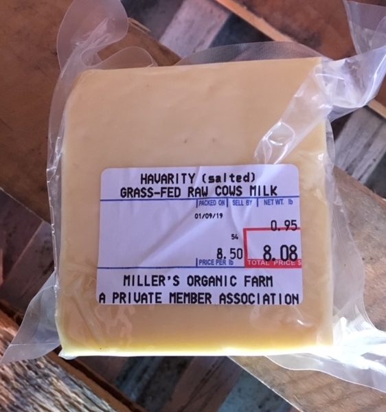 Havarti Cheese — A2/A2 — Salted — 1 lb