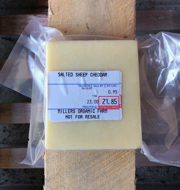 Raw Sheep Cheddar Cheese