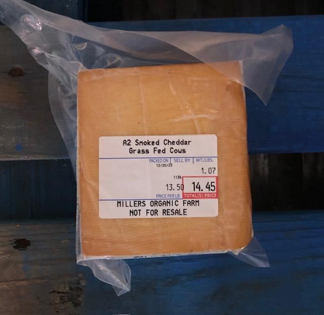 Smoked Cheddar — A2/A2 — Salted — 1 lb