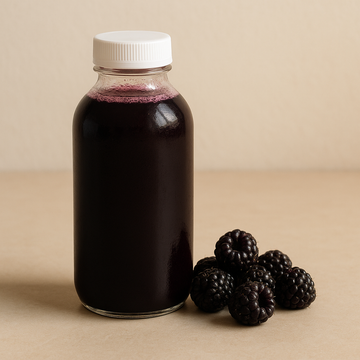 Black Raspberry Juice — Cold-Pressed (16 oz)