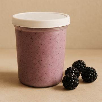 Blackberry Yogurt Smoothie — A2 Greek Yogurt, Pint