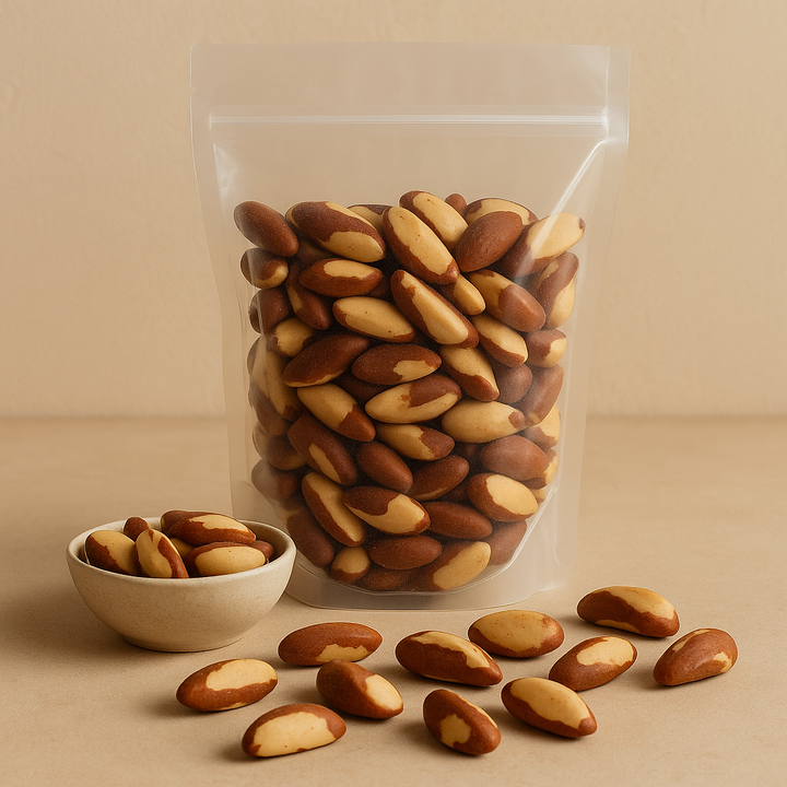 Organic Brazil Nuts — Selenium-Rich Snack (12 oz Bag)