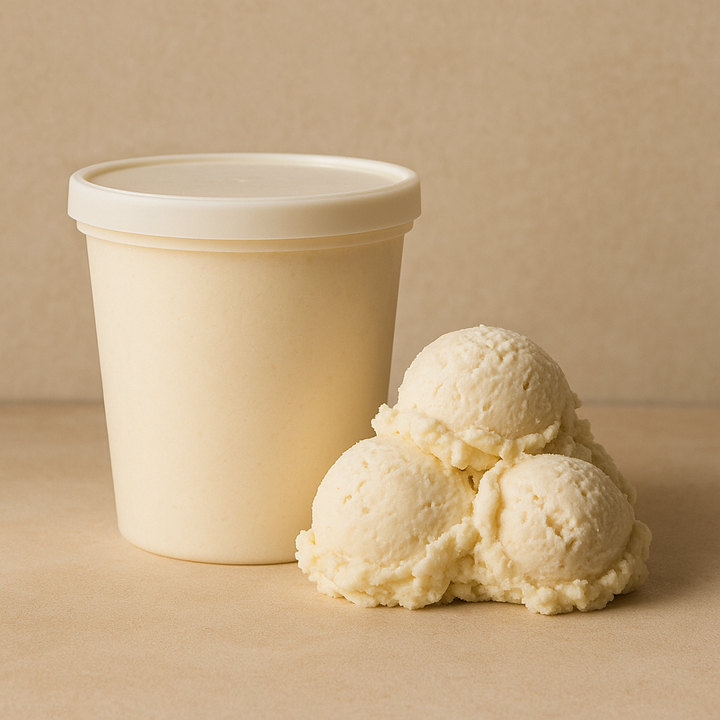Buffalo Vanilla Ice Cream — Quart (Raw Buffalo Dairy)