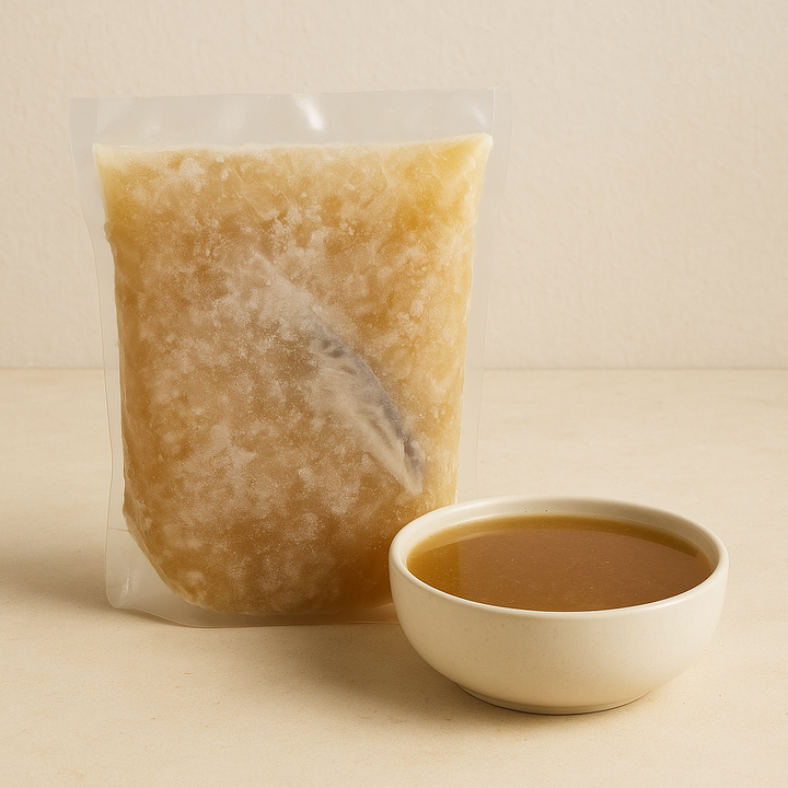 Halibut & Haddock Fish Broth — Collagen-Rich, Frozen