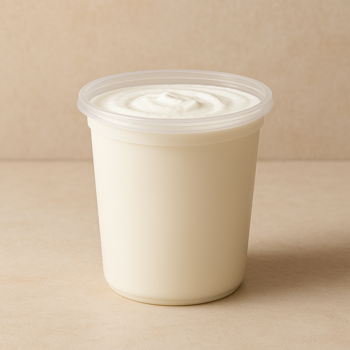 Plain Goat Greek Yogurt — Raw, 16 oz Pint