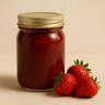 Organic Strawberry Jam - Handmade (8 oz)
