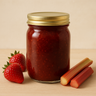 Strawberry Rhubarb Jam - 8 oz