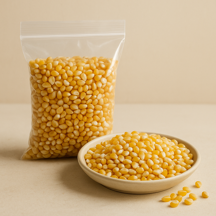 Chemical-Free Yellow Popcorn Kernels