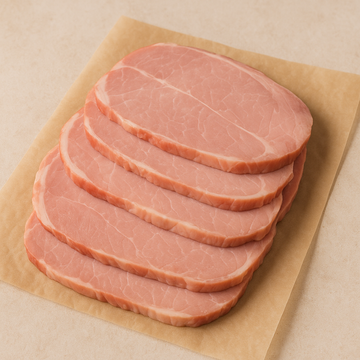 Raw Sliced Ham — Pork (per lb)