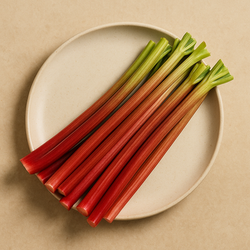 Fresh Rhubarb — Tart Baking Rhubarb (per lb)