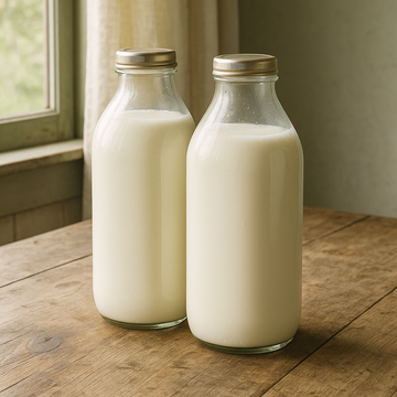 Fresh Camel Milk - Stanpac Glass (quarts)